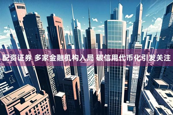 配资证券 多家金融机构入局 碳信用代币化引发关注
